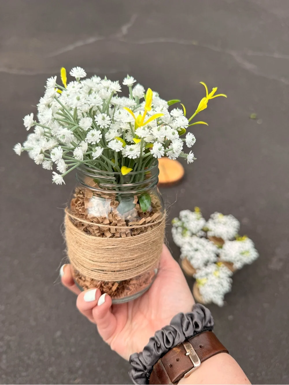 6 Wedding Centerpiece Baby’s Breath Arrangements